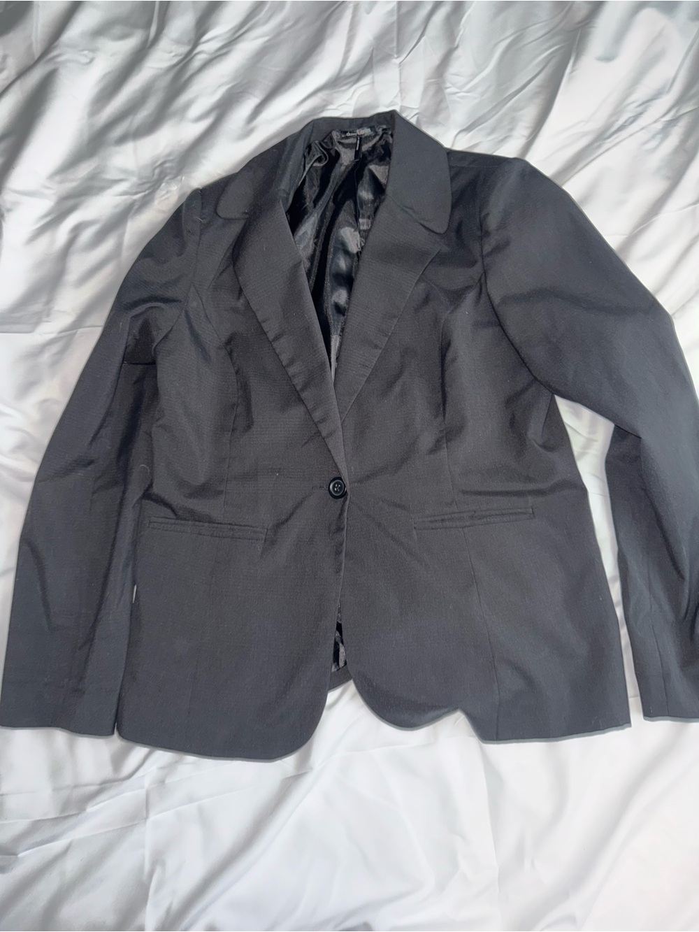 Daisy Fuentes Black Single-Button Women's Blazer